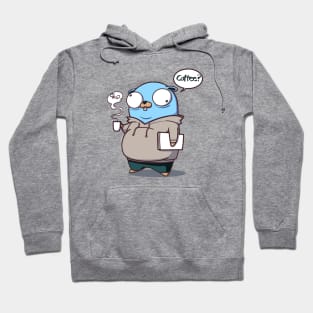 Golang Gopher Developer and His Soul Hoodie